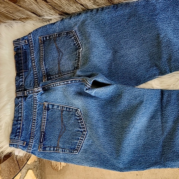 Jordache vintage 90s boot cut  high waist jeans women's size 7/8 Blue - Picture 7 of 14